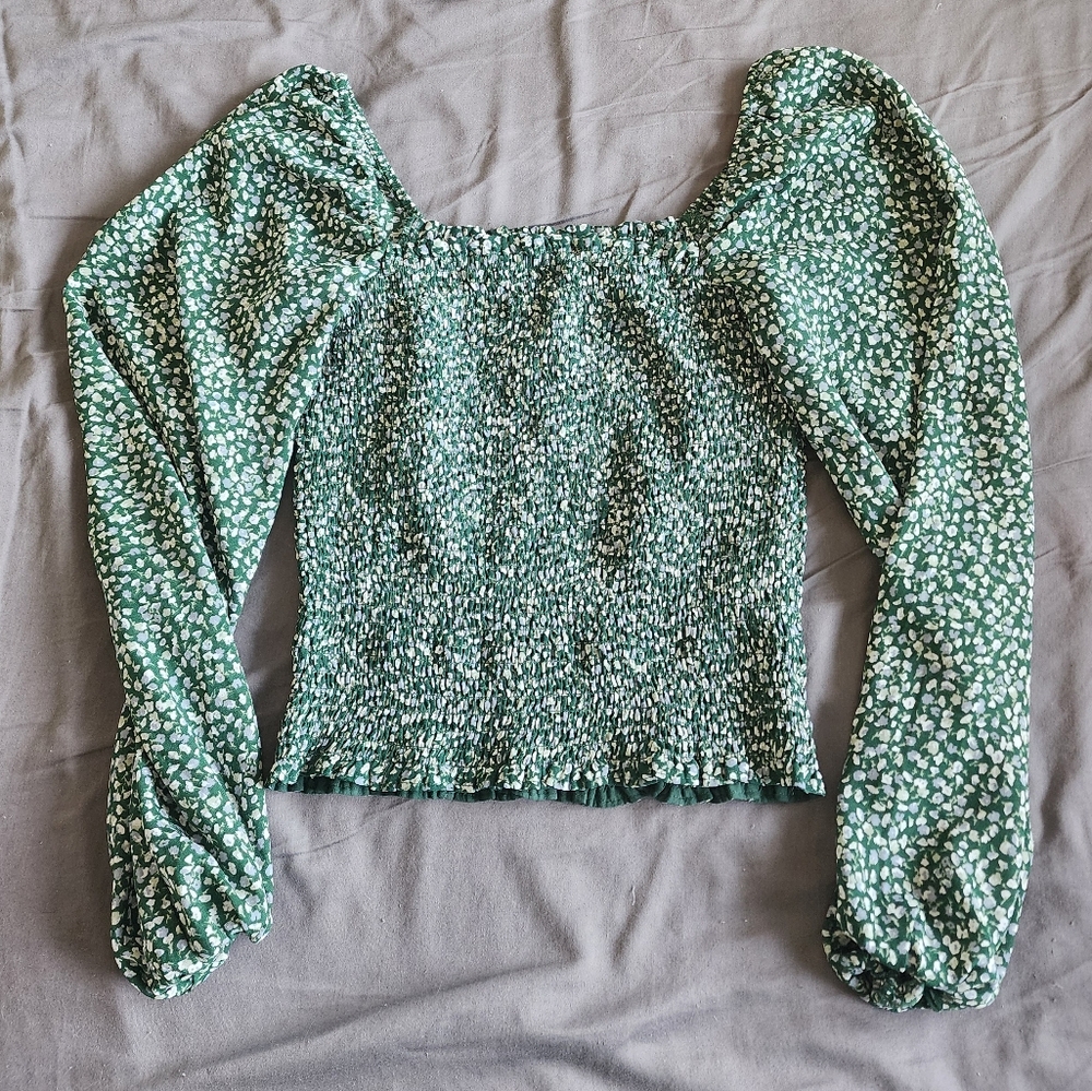 Abercrombie Floral Blouse Top